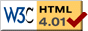 [valid HTML 4.01]